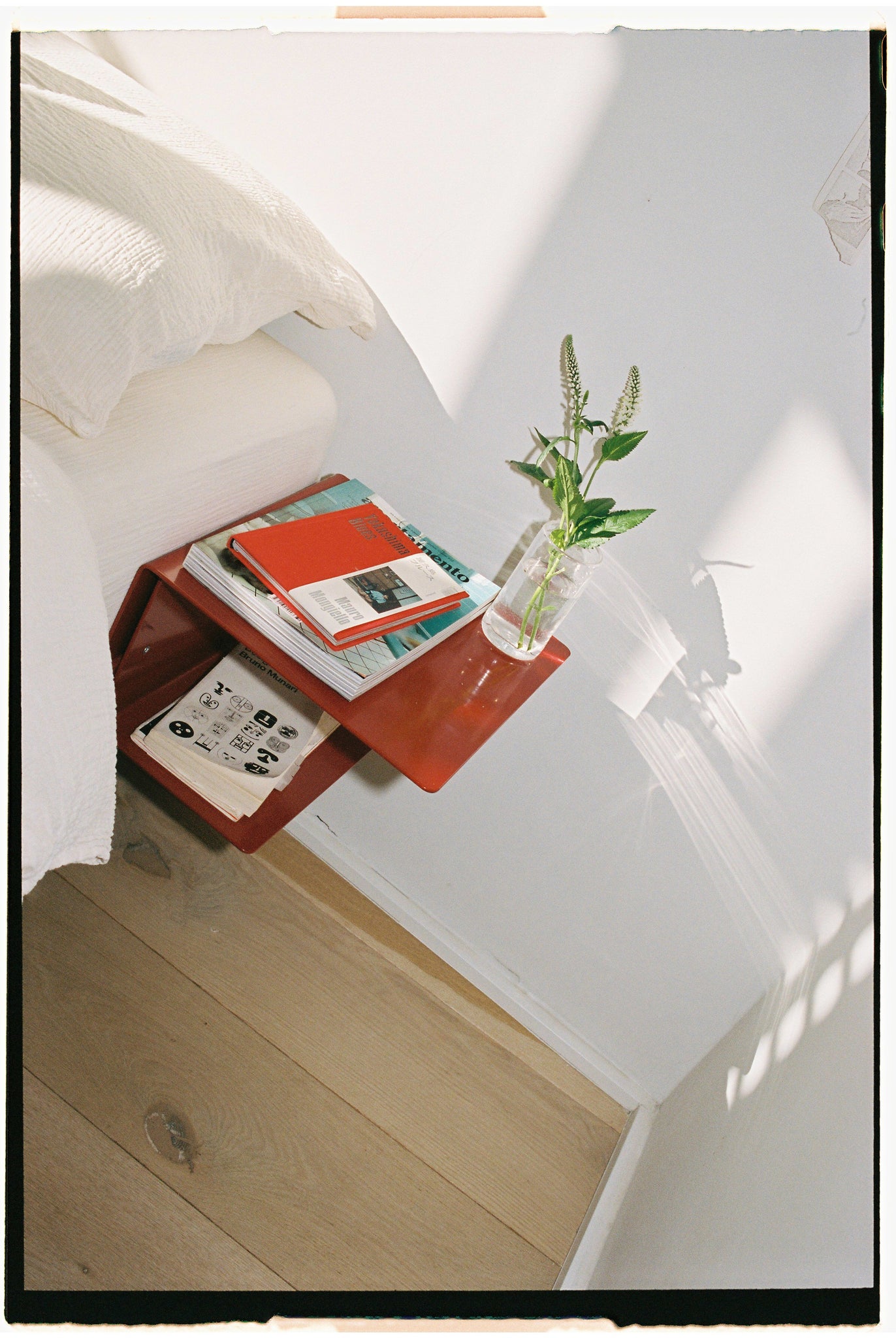 Deep Red Side Table