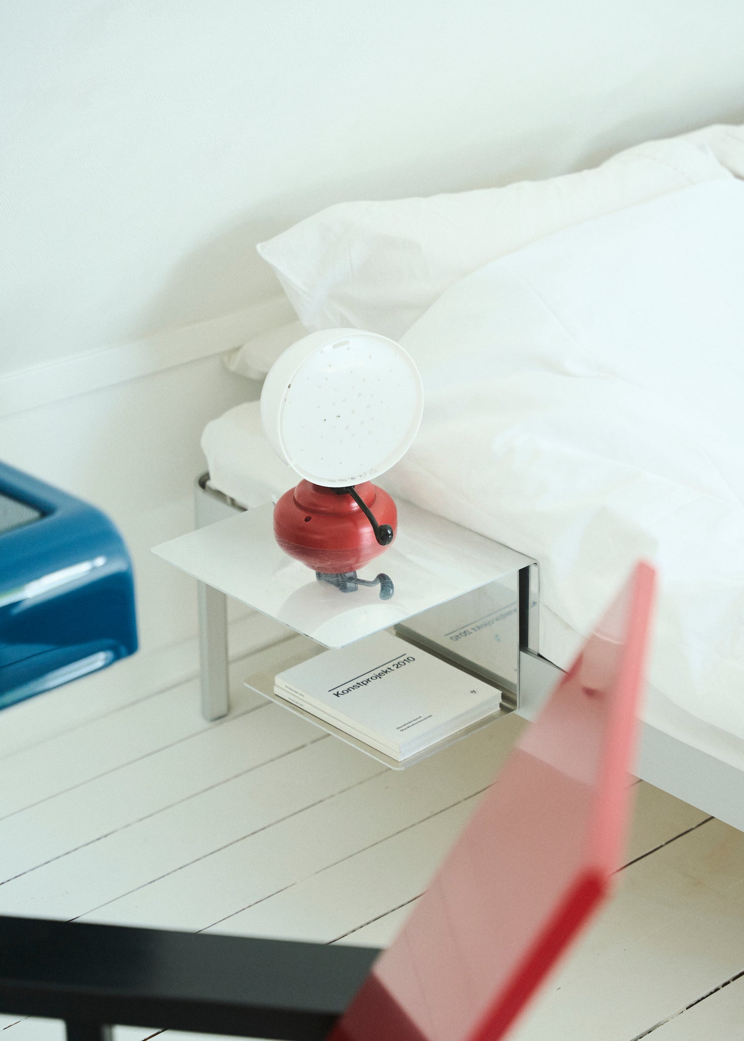 Deep Red Side Table