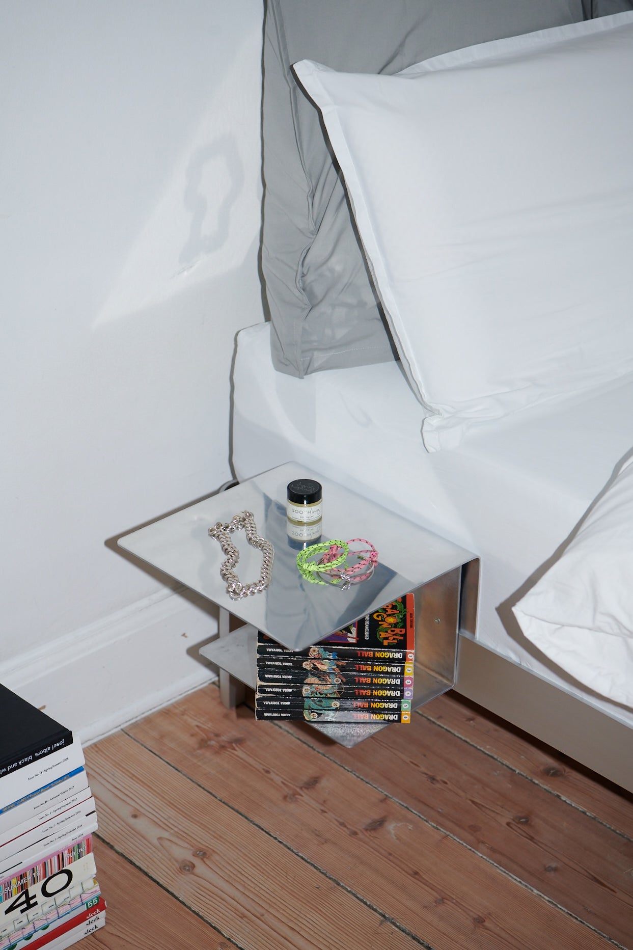 Deep Red Side Table