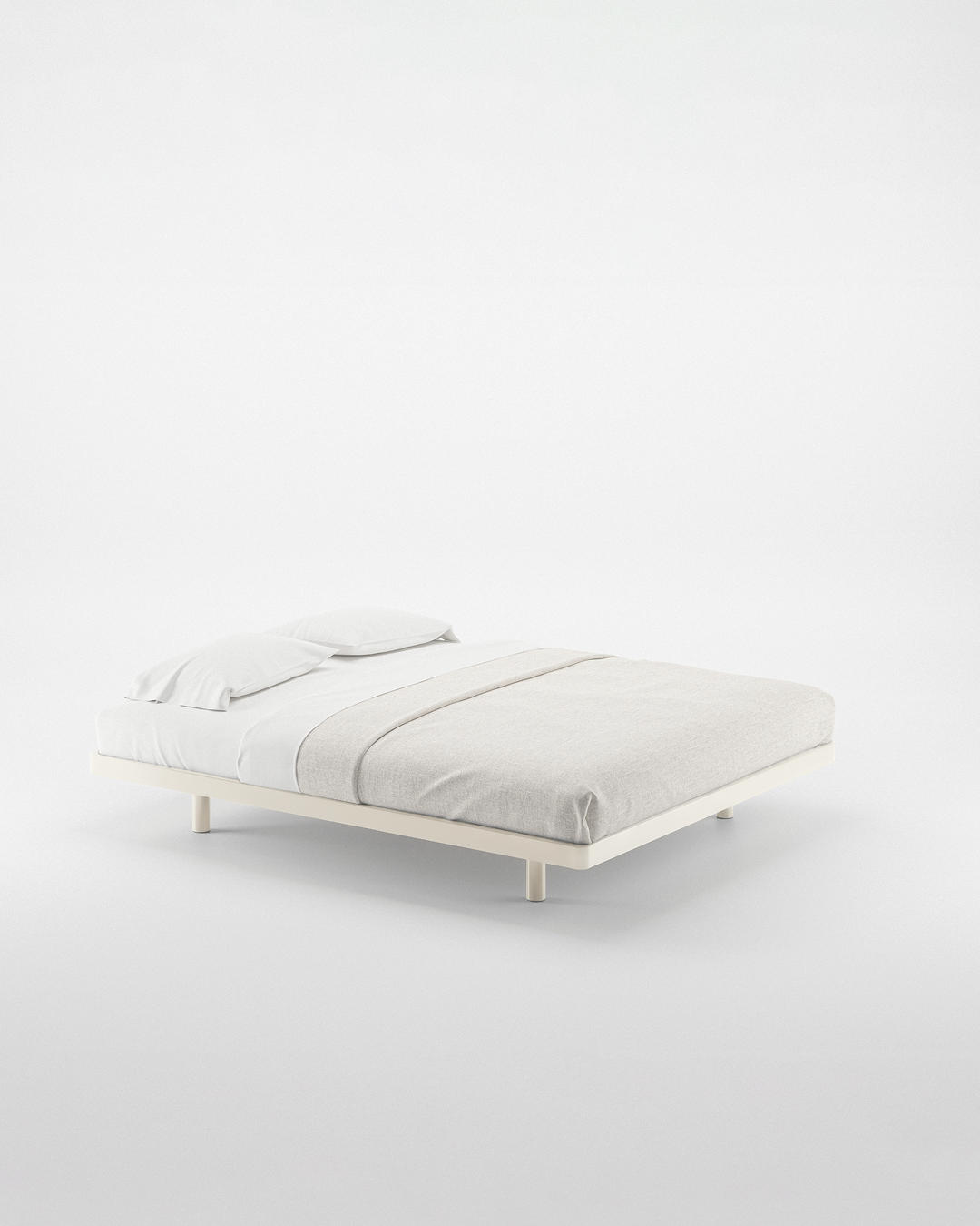 MC-1 Bed - Ivory
