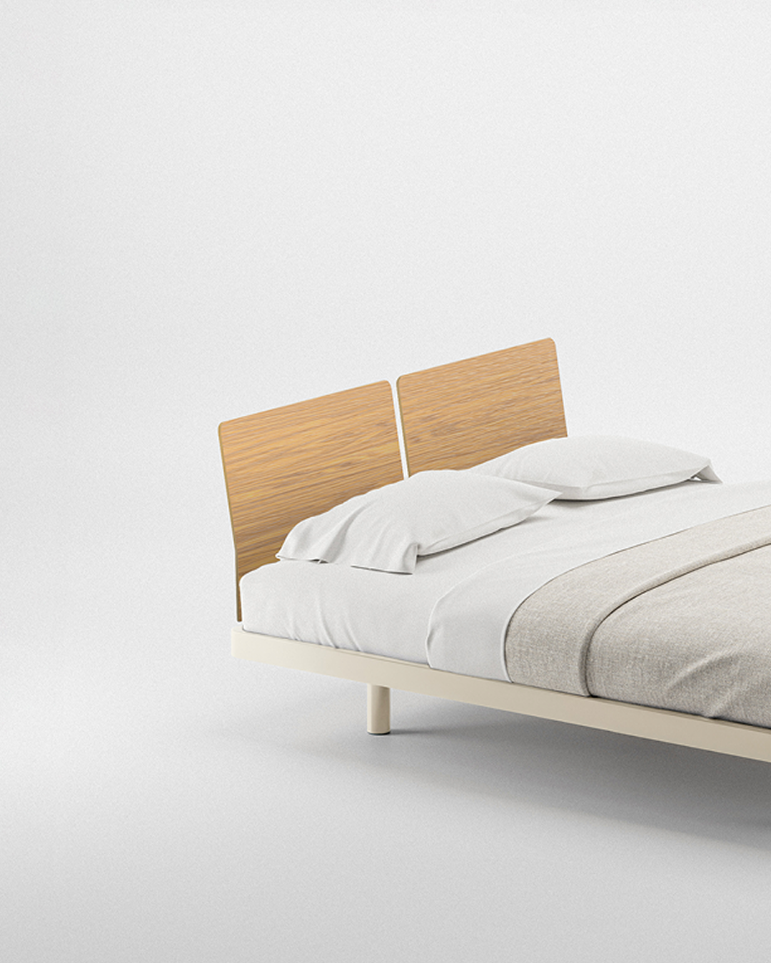 MC-1 Bed - Ivory